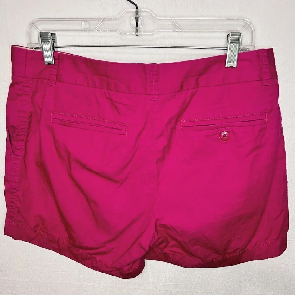 J. Crew Classic 5” Chino Broken-In Shorts Pink 100% Cotton Women’s Sz 6